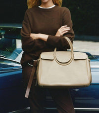 Staud - Women's Maude Carryall - bags - beige - luggage