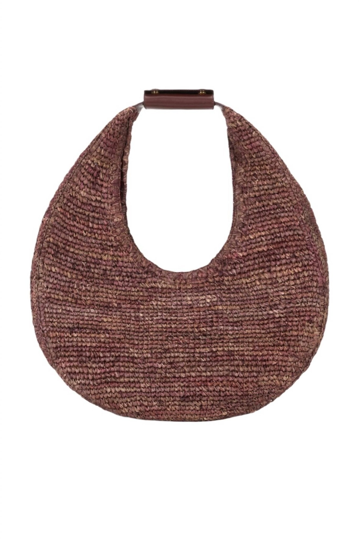 Staud - Women's Raffia Moon Tote Bag - bags - brown - handbags