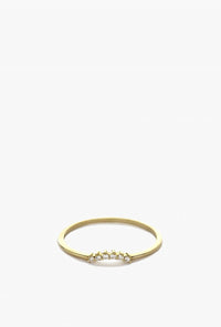 Stella And Bow - Women's Elsa Ring - gold - jewelry - rings