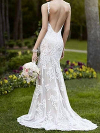 Stella York - Sleeveless V Neck Wedding Gown