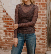 Sterling Kreek - Bloom Mesh Top