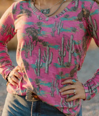Sterling Kreek - Blush & Broncs Top