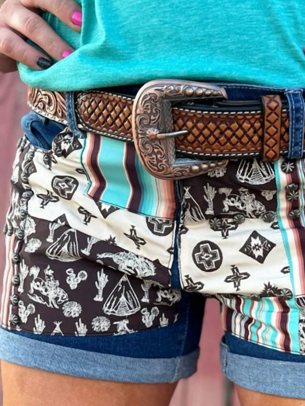 Sterling Kreek - Patched Up Shorts