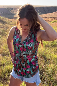 Sterling Kreek - Petal Tattoo Tank