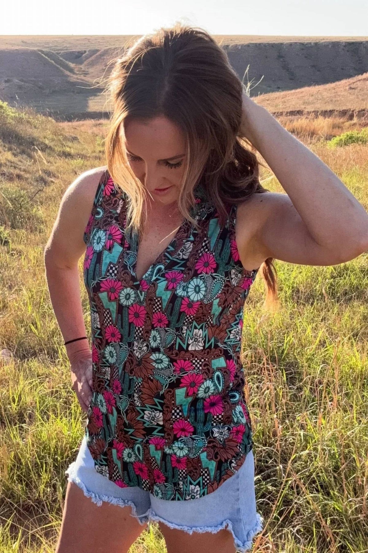 Sterling Kreek - Petal Tattoo Tank