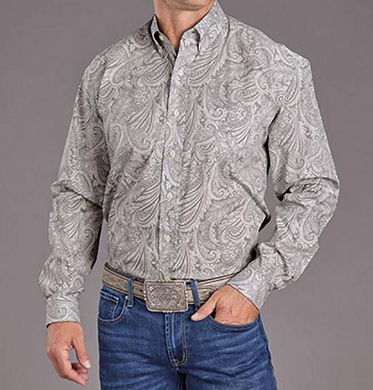 Stetson - Men's Paisley Button Shirt