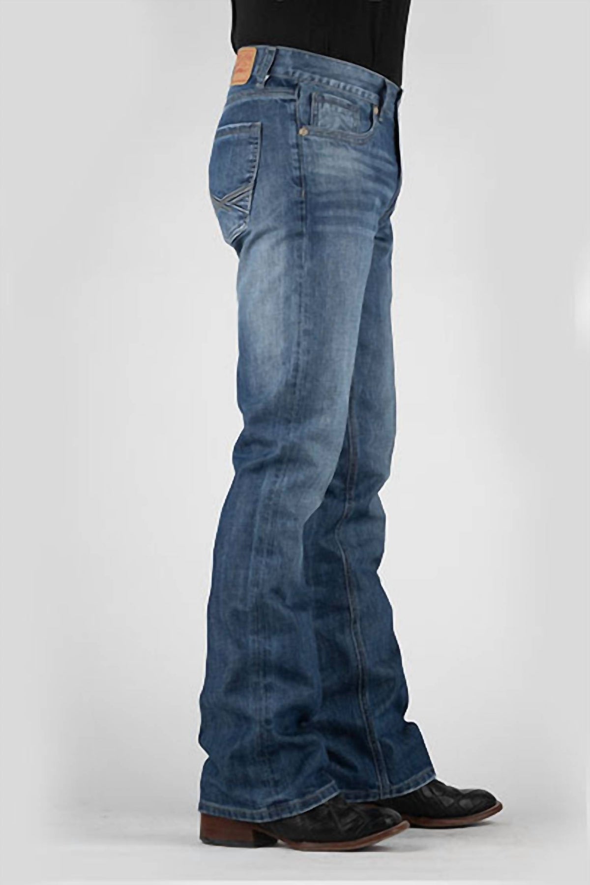 Stetson - Men's Rocks Fit X Design Back Jean