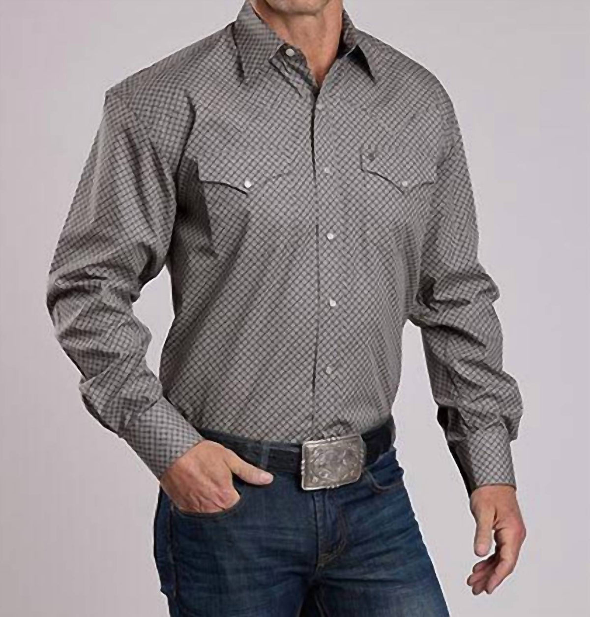 Stetson - Men's Snap Two Pocket Print Shirt