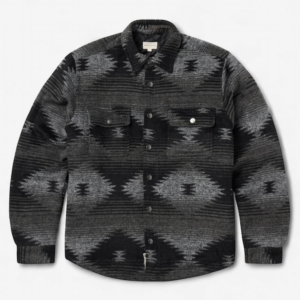 Stetson - Men's Wool Blend Aztec Flannel Jacket