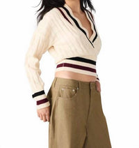 Steve Madden - Addison Cropped Cable-knit Sweater
