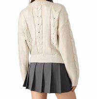 Steve Madden - Debbie Silver Coated Sweater