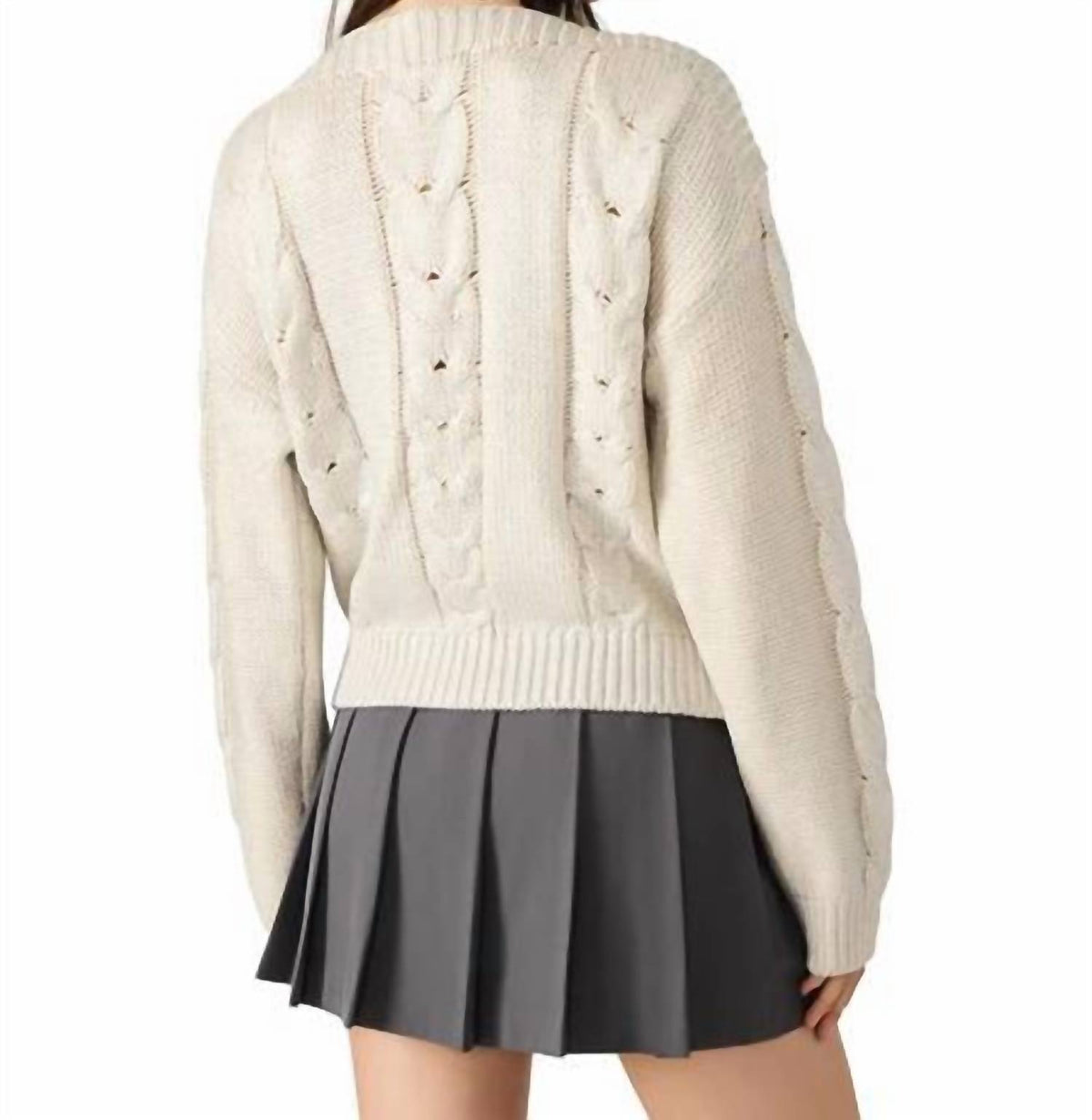 Steve Madden - Debbie Silver Coated Sweater