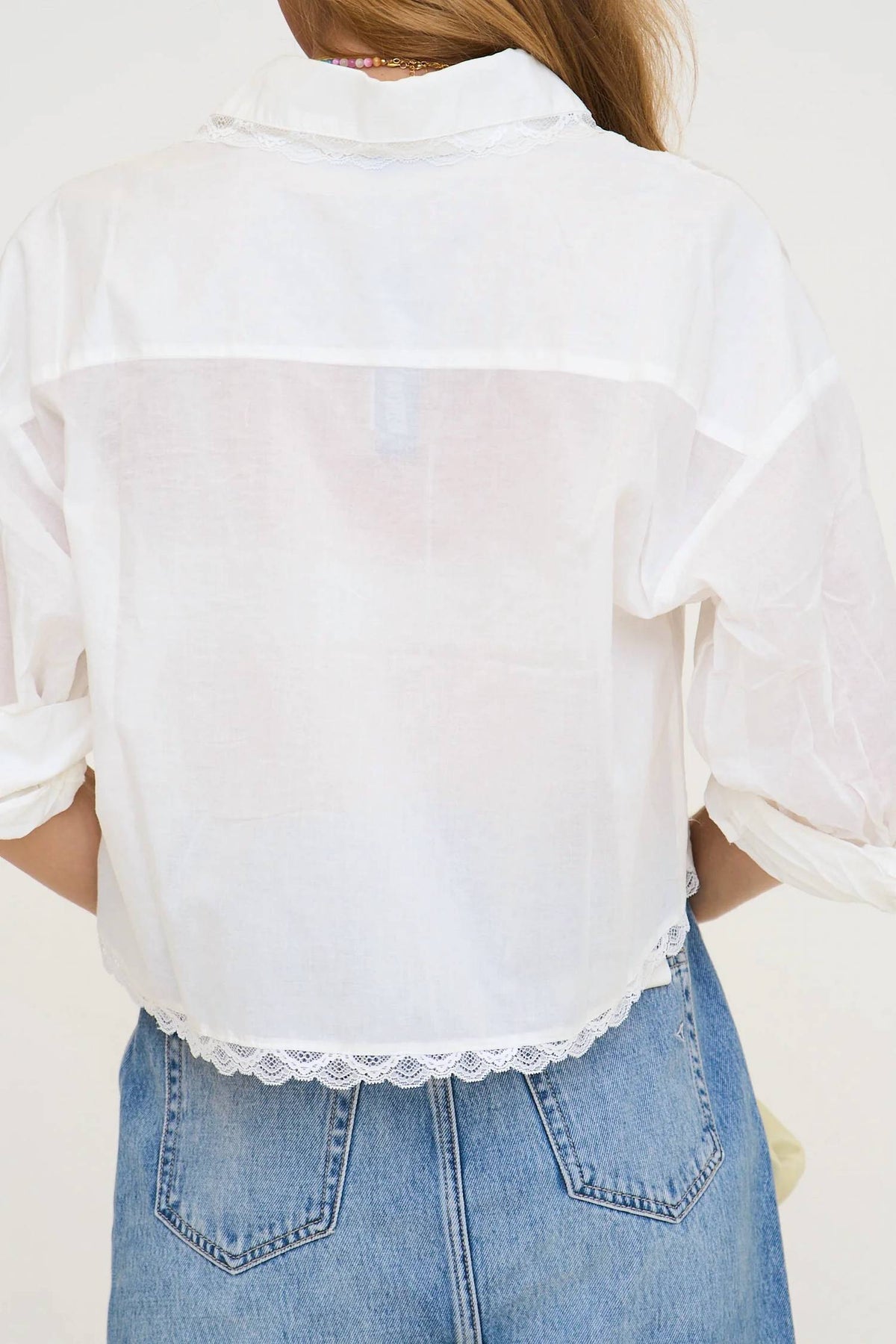 Steve Madden - Delphi Lace Collar Blouse