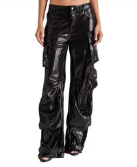Steve Madden - Duo Sequin Cargo Pants