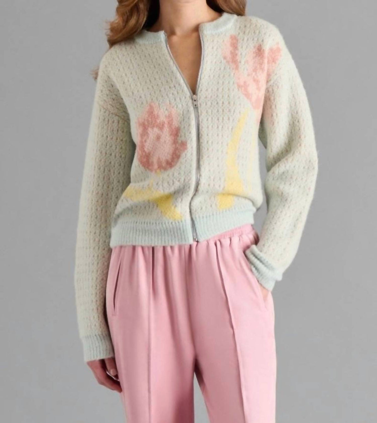 Steve Madden - Jena Long Sleeve Sweater Jacket