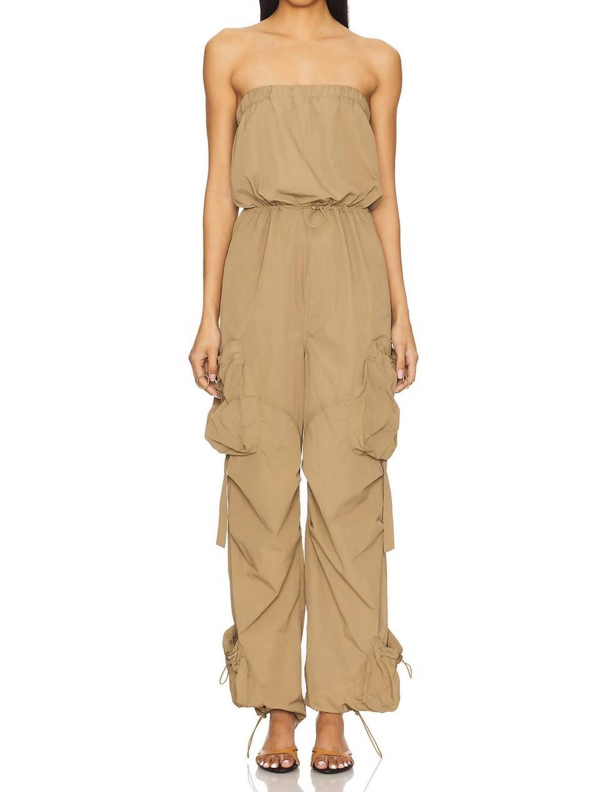 Steve Madden - Kylo Strapless Cargo Jumpsuit
