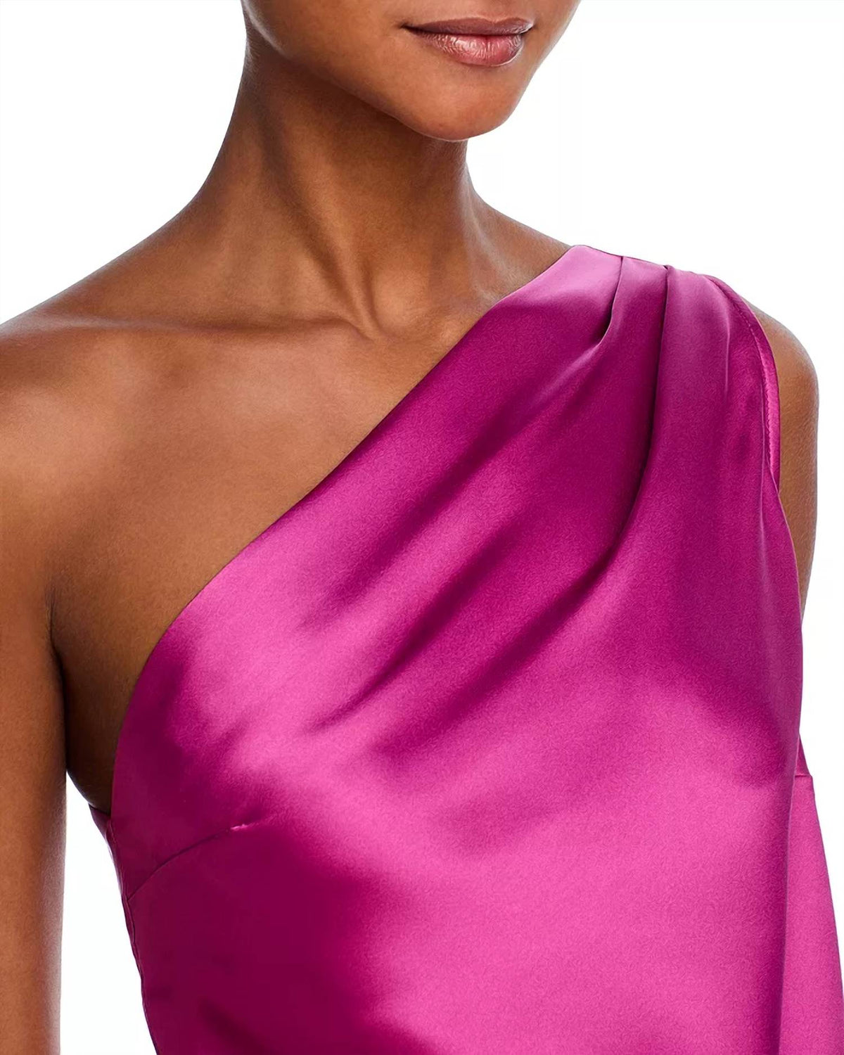 Steve Madden - Sapphire Satin One Shoulder Bodysuit