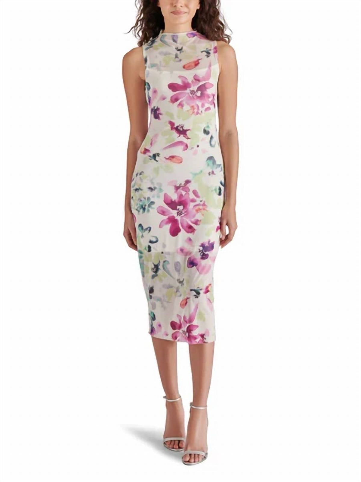 Steve Madden - Sidra Mesh Midi Dress