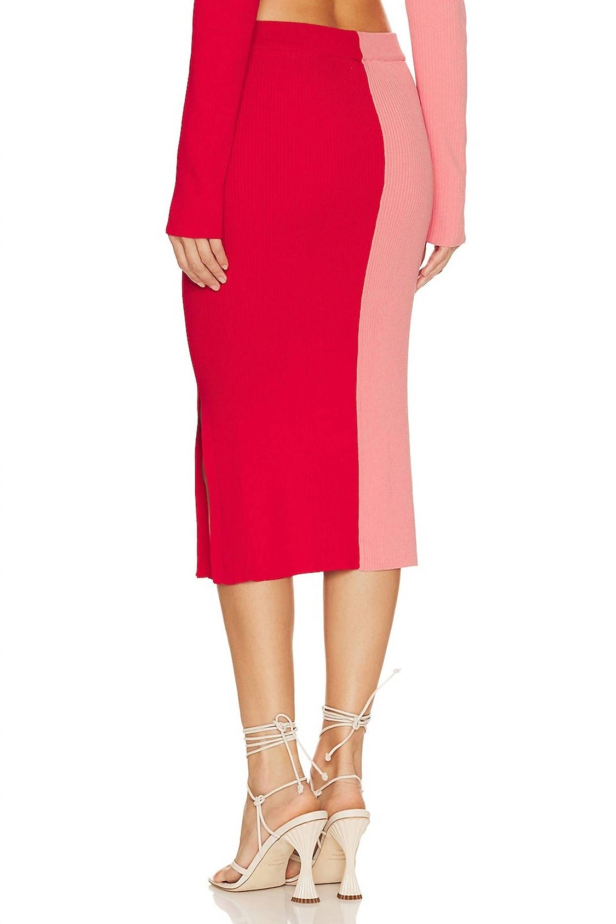 Steve Madden - TWO TONE MIDI SKIRT