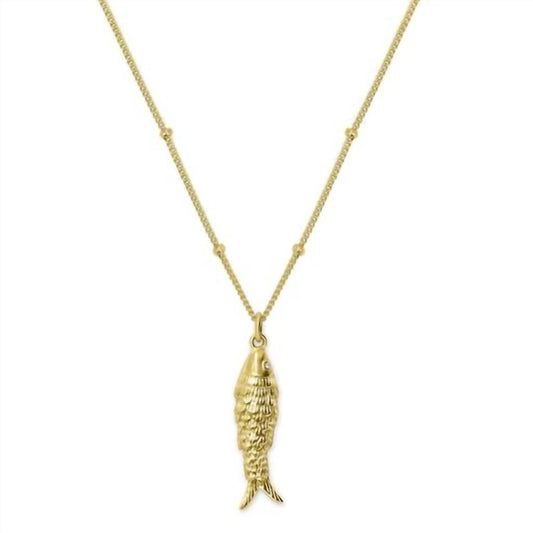 Stia - Women's Fish Out Of Water Necklaces - gold - jewelry - necklaces