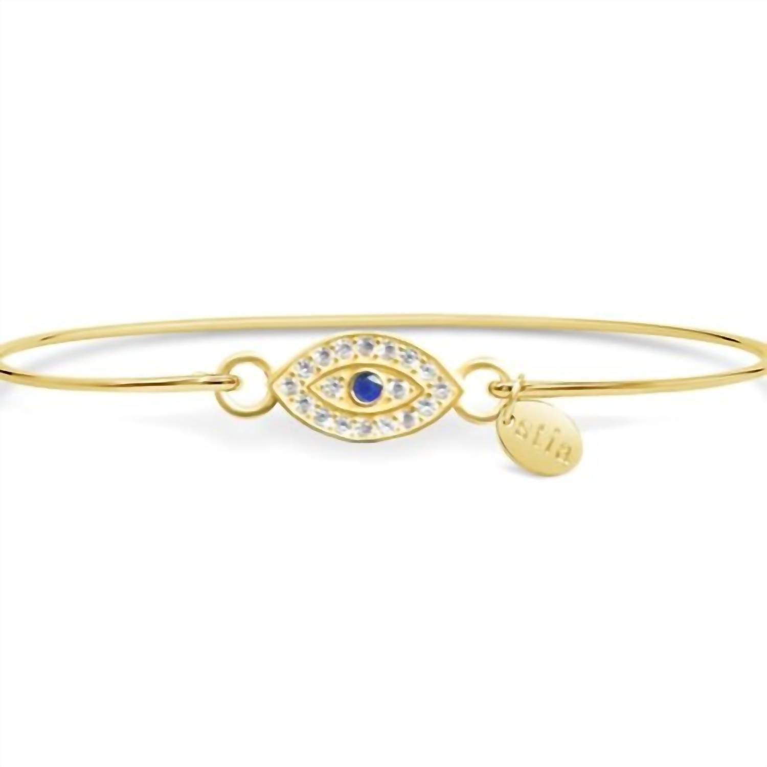 Stia - Women's Pave Icon Evil Eye Bracelets - bracelets - gold - jewelry