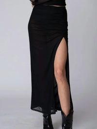 Stillwater - Mesh Maxi Skirt