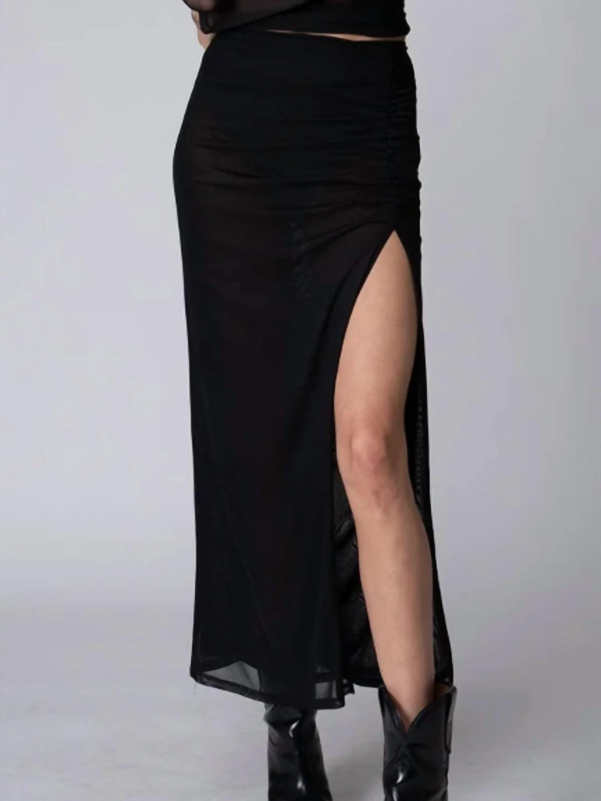 Stillwater - Mesh Maxi Skirt