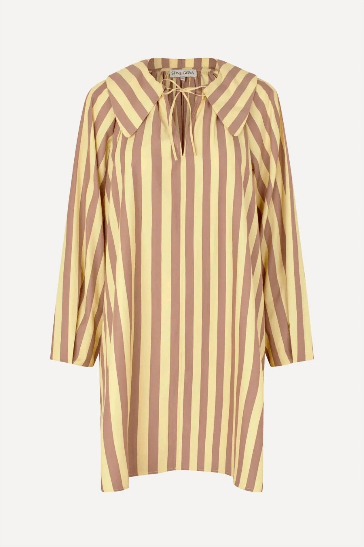 Stine Goya - Collared Voluminous Mini Dress