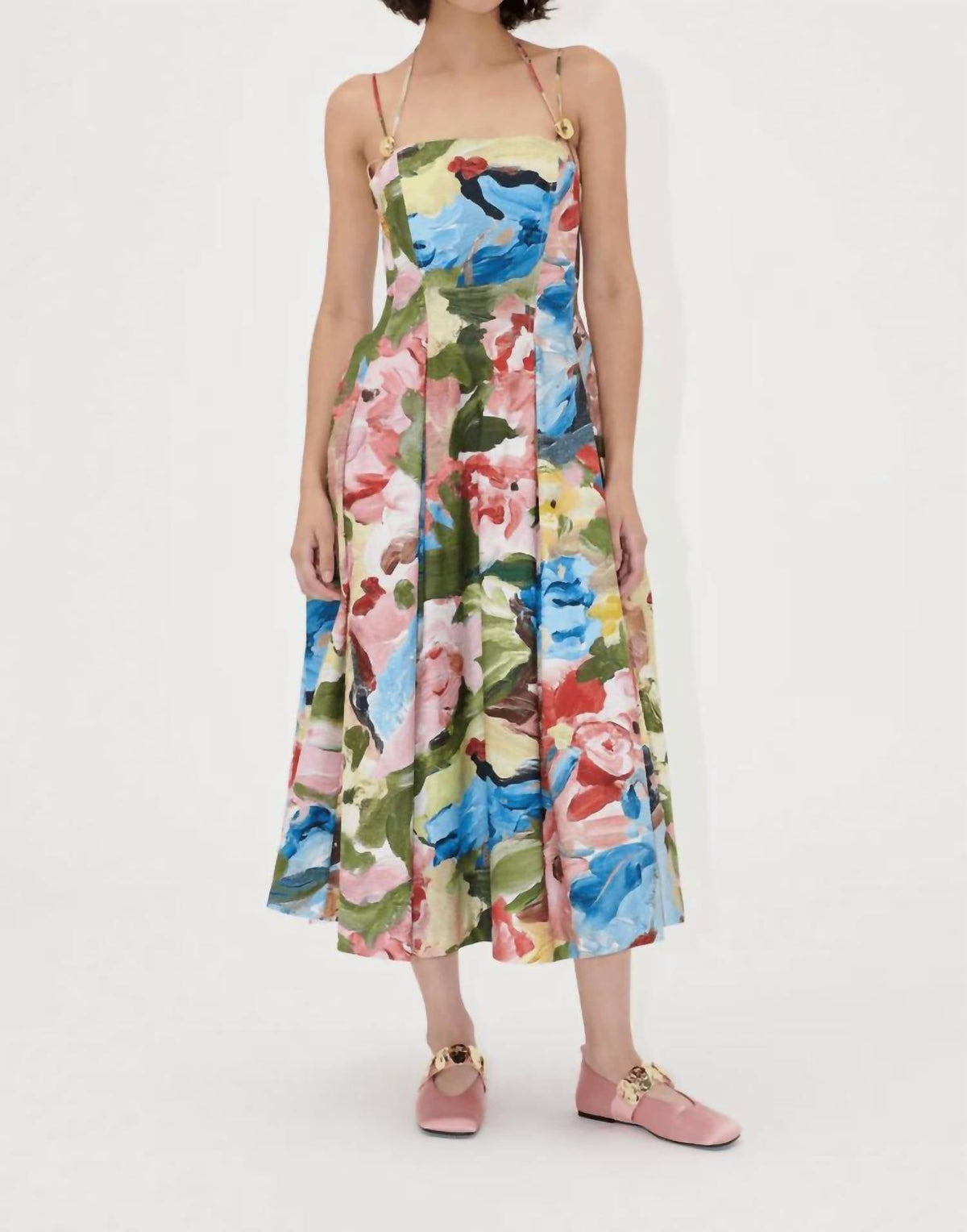 Stine Goya - Double Strap High-volume Midi Dress