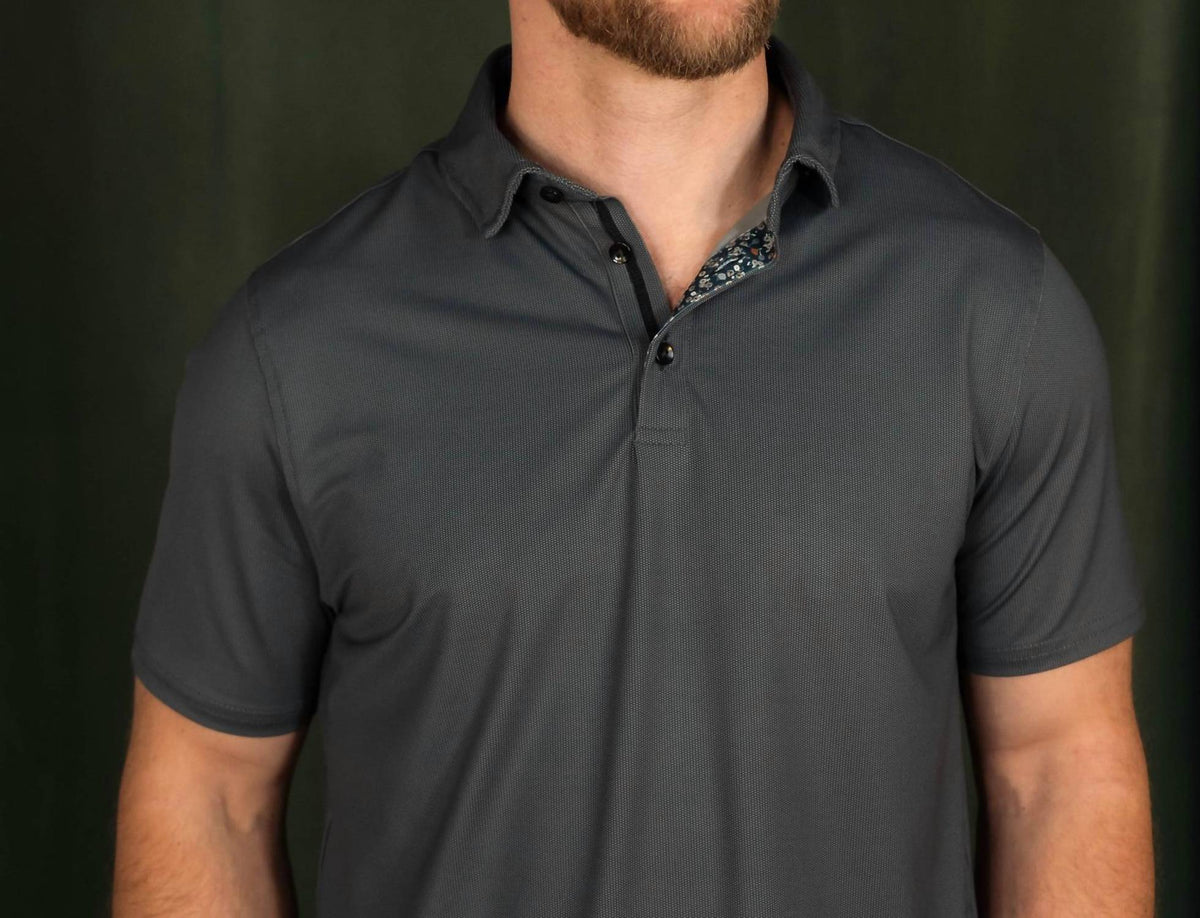 Stone Rose - Apex Birdseye Polo