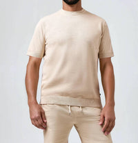 Stone Rose - Seamist Washed Knit Tee
