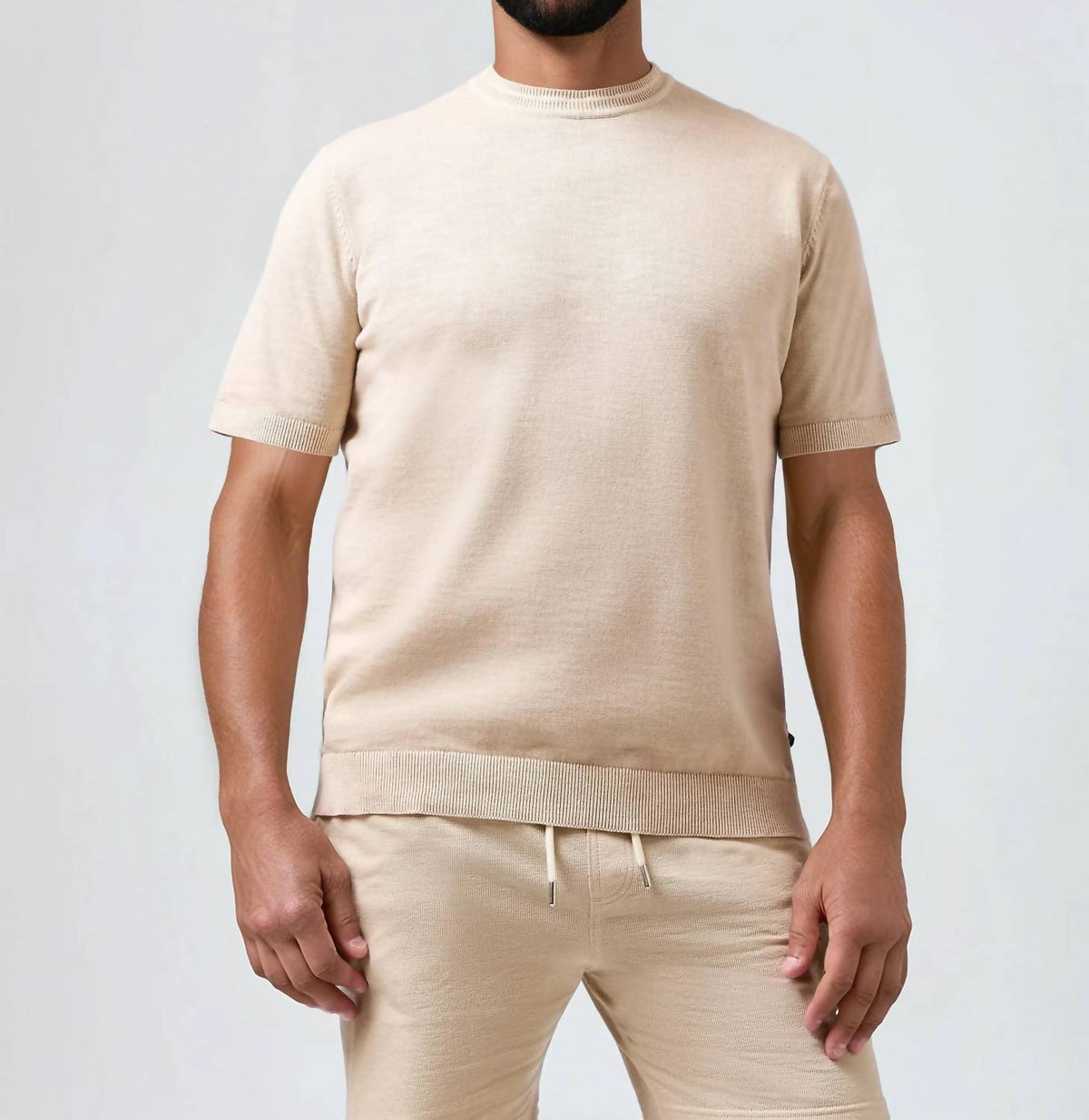 Stone Rose - Seamist Washed Knit Tee