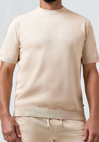 Stone Rose - Seamist Washed Knit Tee