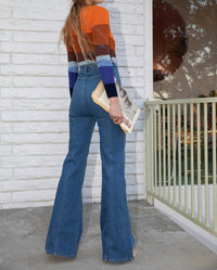 Stoned Immaculate - California Dreamin Top Sweater - clothing - crew - orange