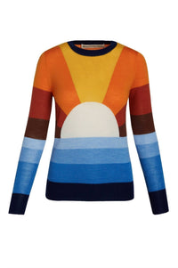Stoned Immaculate - California Dreamin Top Sweater - clothing - crew - orange