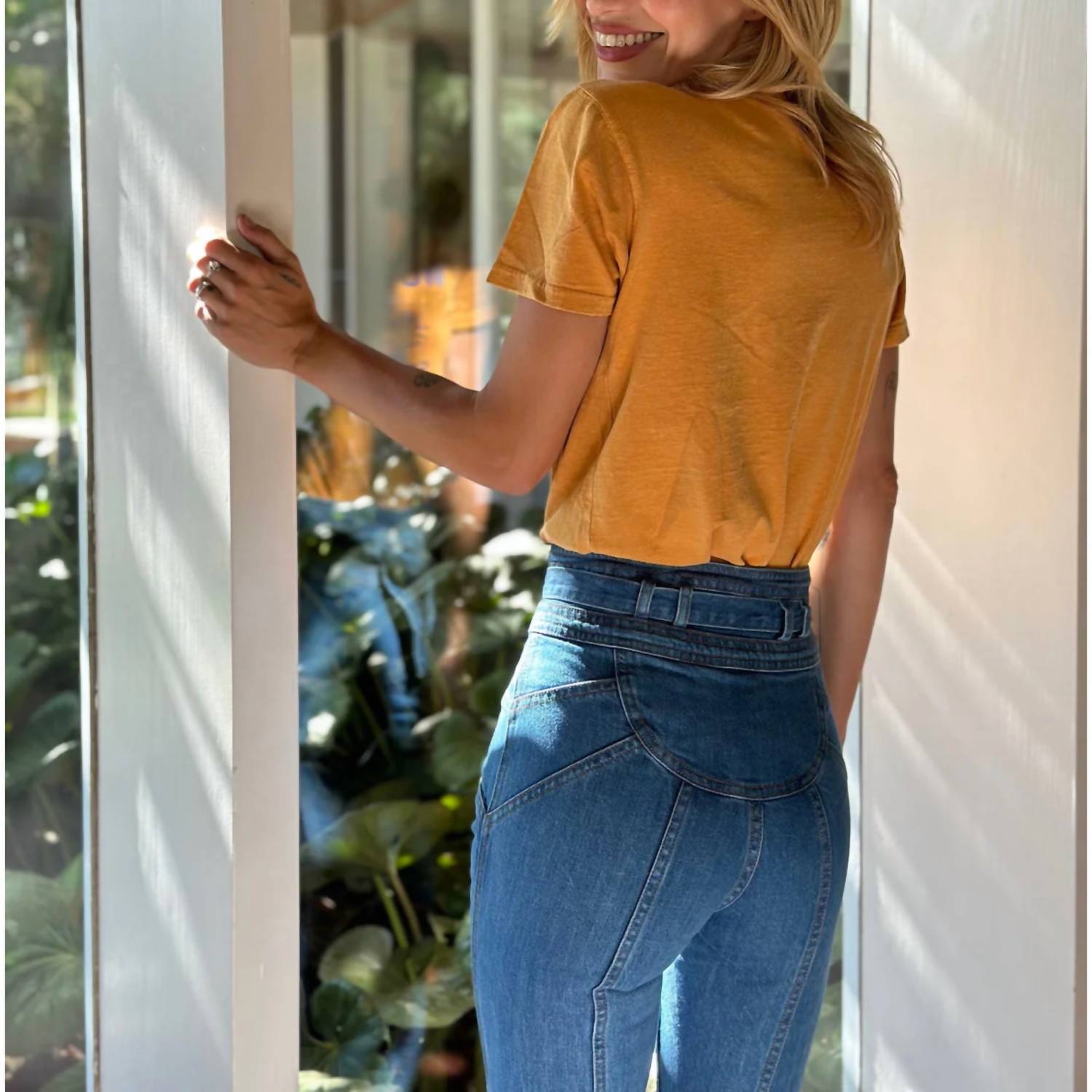 Stoned Immaculate - Stoni D2001 Bell Bottom Jean - blue - clothing - cotton - blend