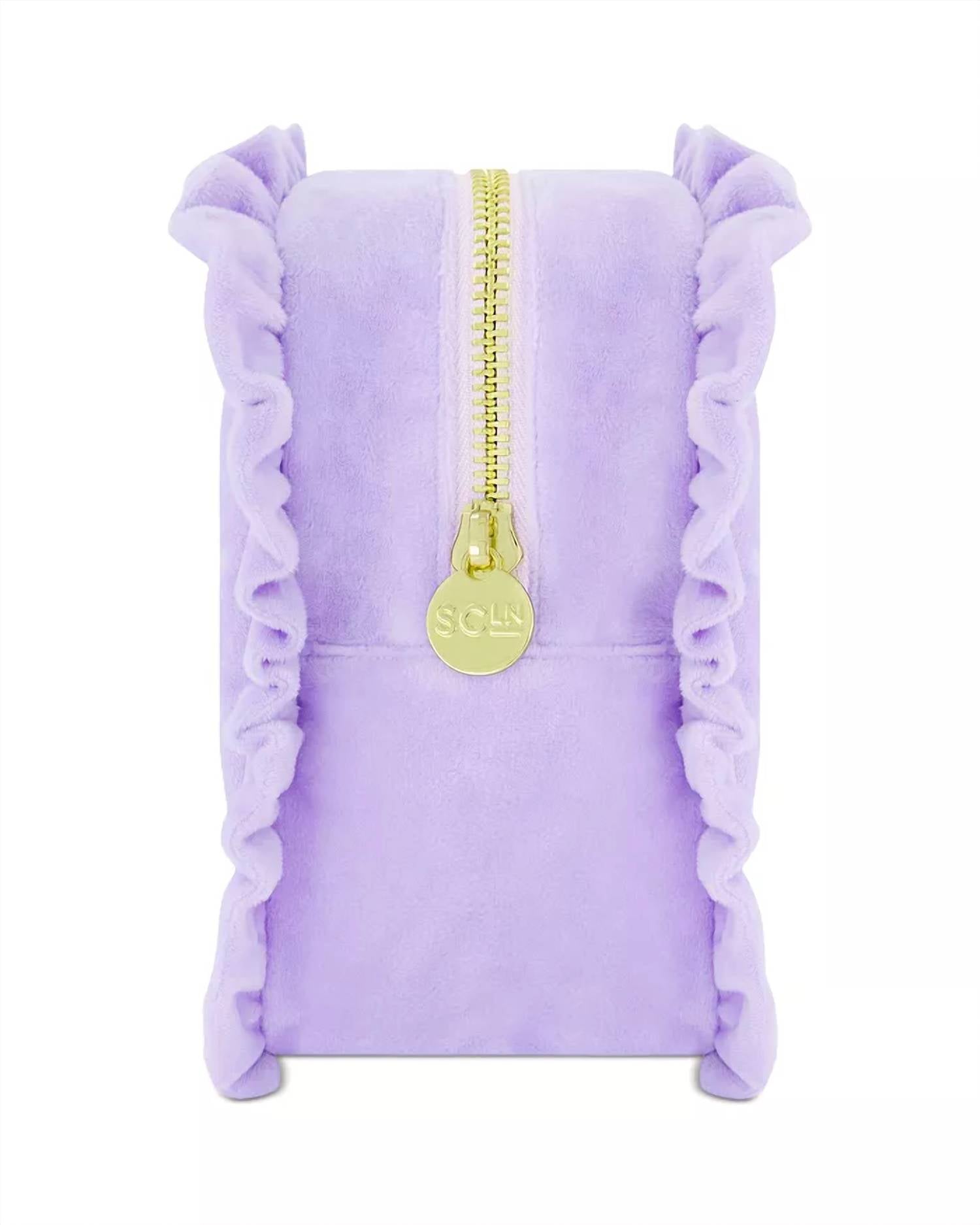 Stoney Clover Lane - Women's Velvet Ruffle Pouch - Large - home - household - drawer - organizer - inserts - makeup - organizers