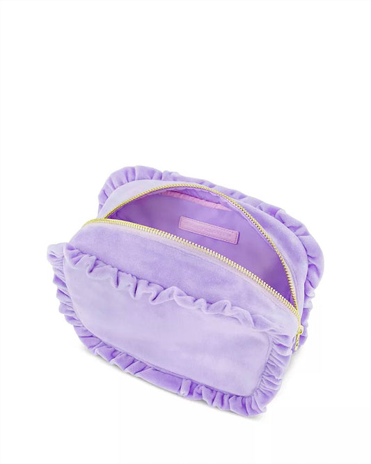 Stoney Clover Lane - Women's Velvet Ruffle Pouch - Large - home - household - drawer - organizer - inserts - makeup - organizers