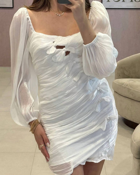 Storia - Bows Short Dress - clothing - collection:Graddresses(Auto) - dresses