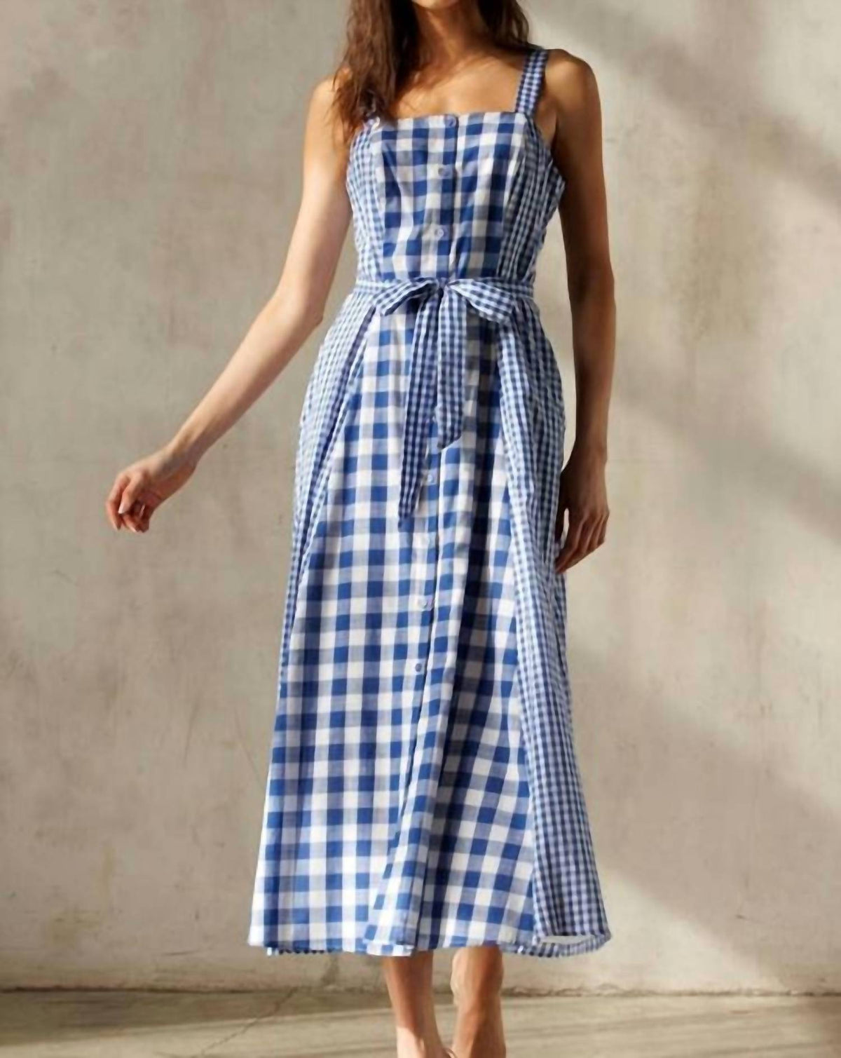 Storia - Charlotte Gingham Midi Dress