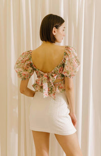 Storia - Floral Puff Sleeve Top