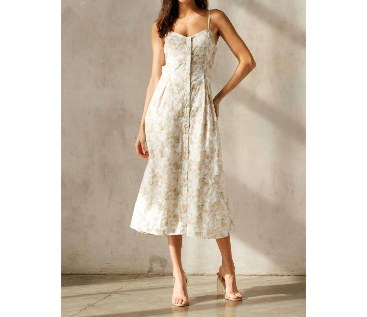 Storia - Romantic Floral Midi Dress