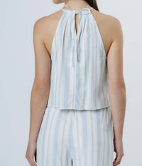 Storia - Santorini Striped Halter Top