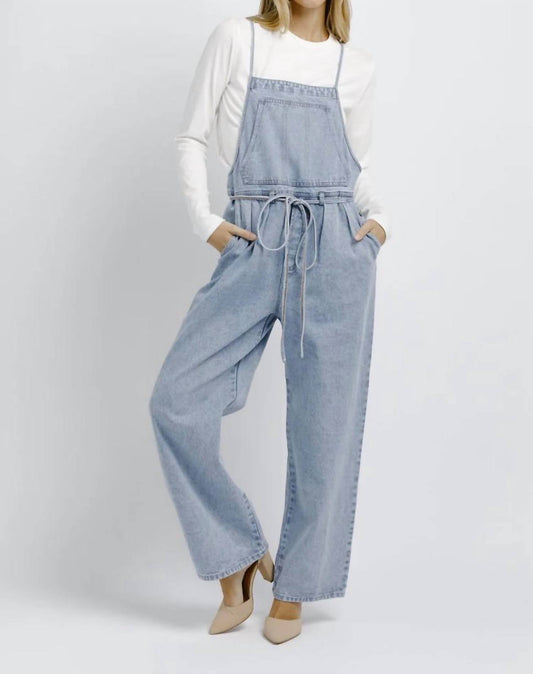 Storia - Spencer Denim Jumpsuit - blue - clothing - cotton