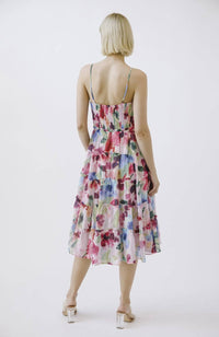 Storia - Tea Time Abstract Midi Dress
