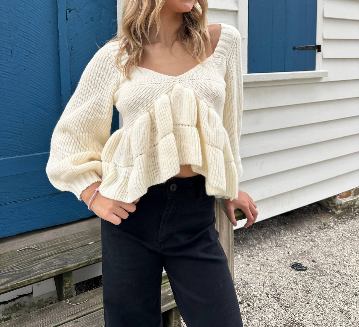 Storia - Timeless Ruffle Sweater