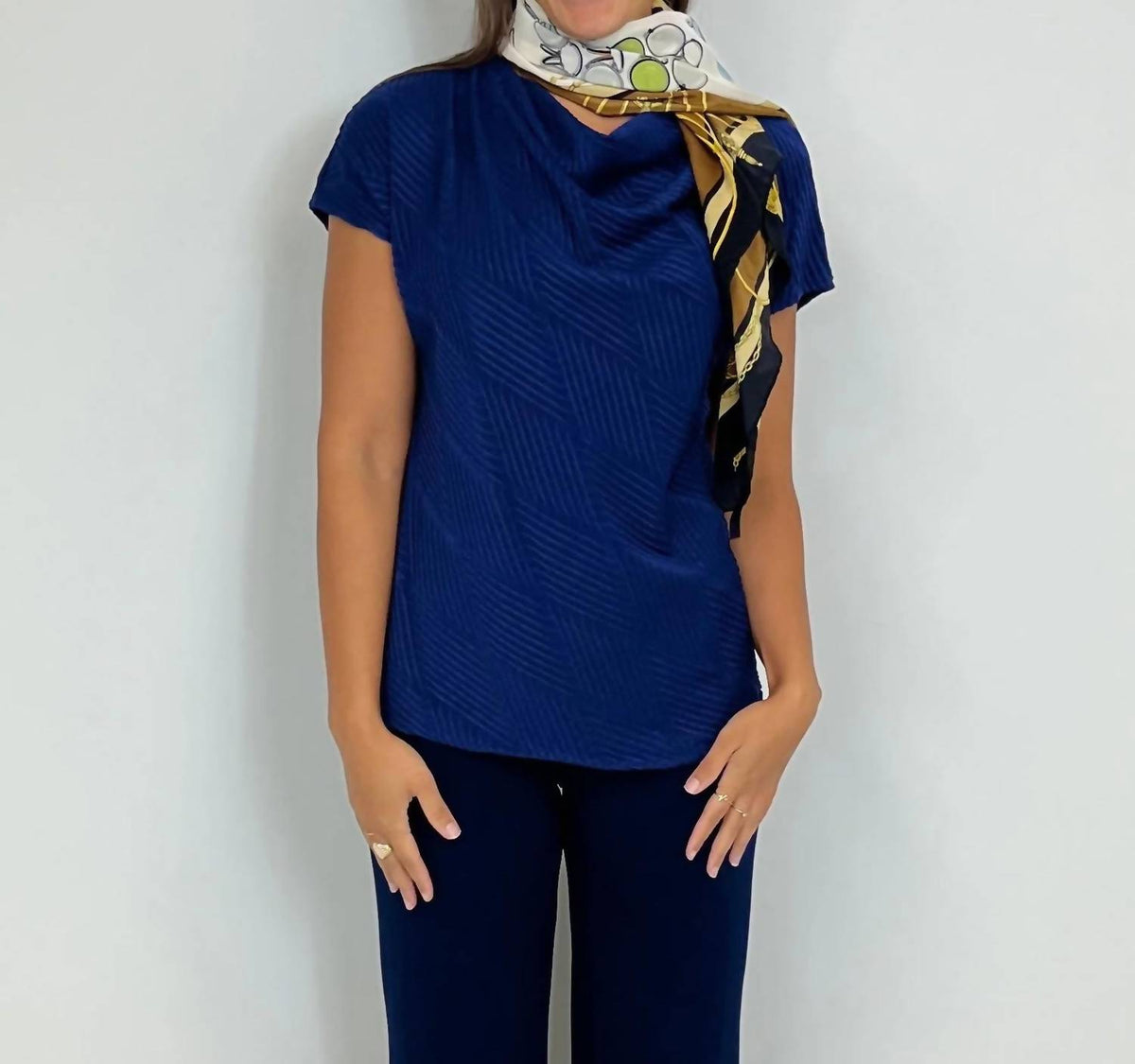 Storyline Collection - Geo Textured Top