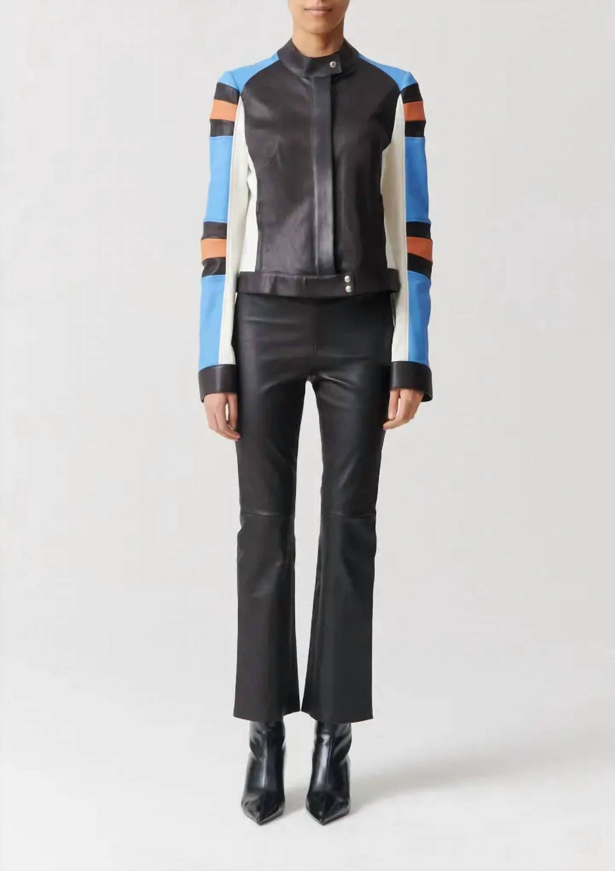 Stouls - Jp Twenty Cropped Leather Flared Pants