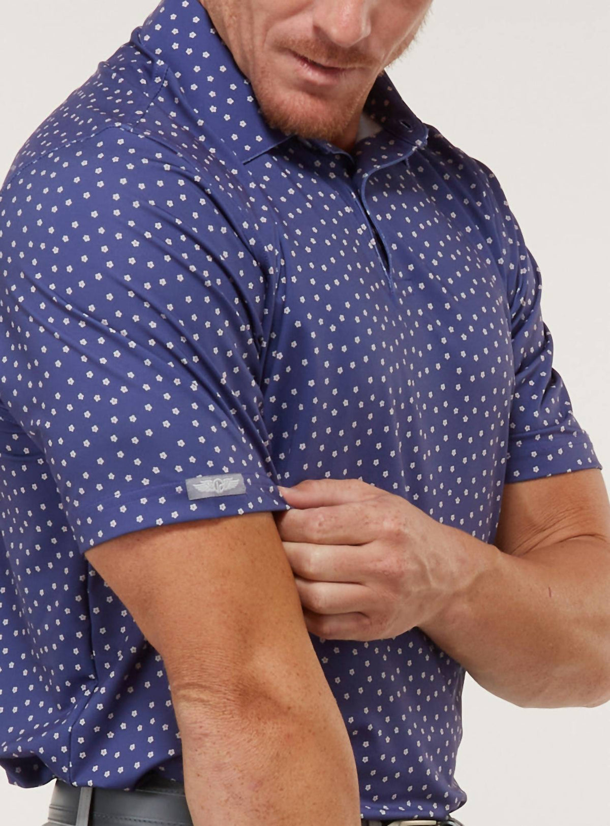 Straight Down - Ditsy Floral Polo