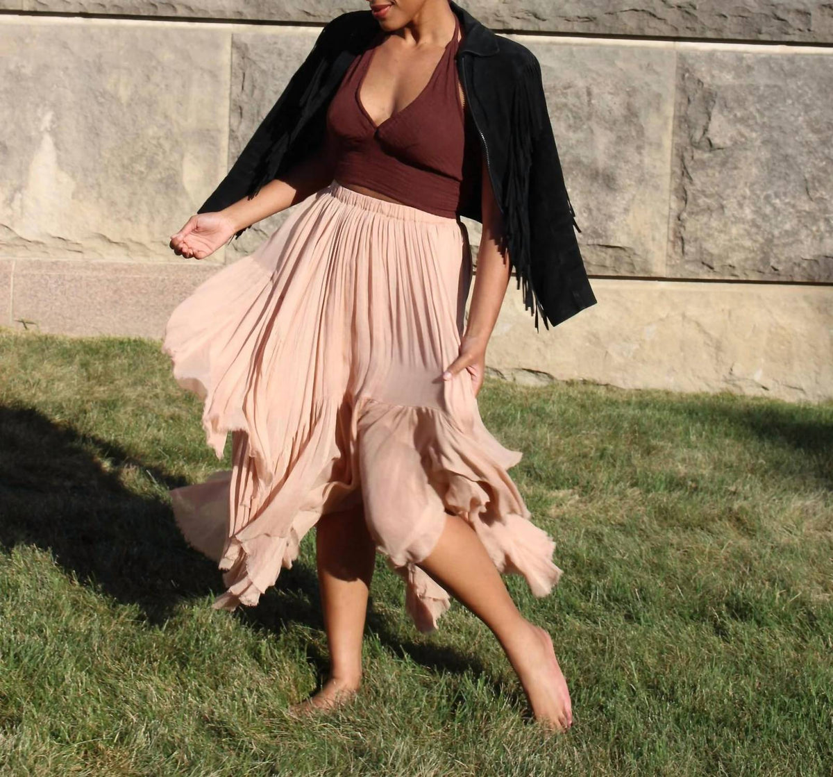 Strawberry Paris - Shai Maxi Skirt